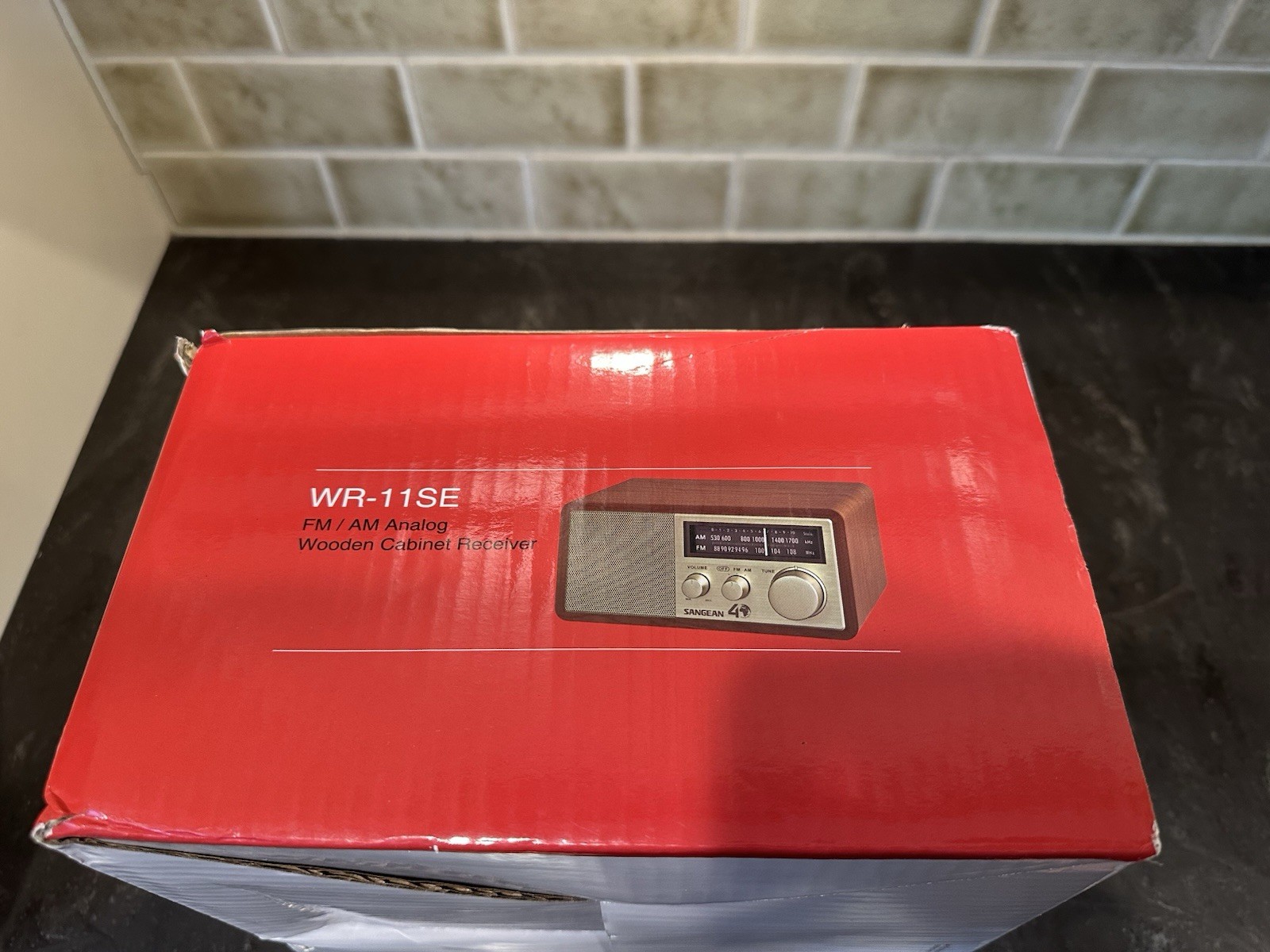 Sangean WR-11SE AM/FM Table Top Radio 40th Anniversary Edition Walnut