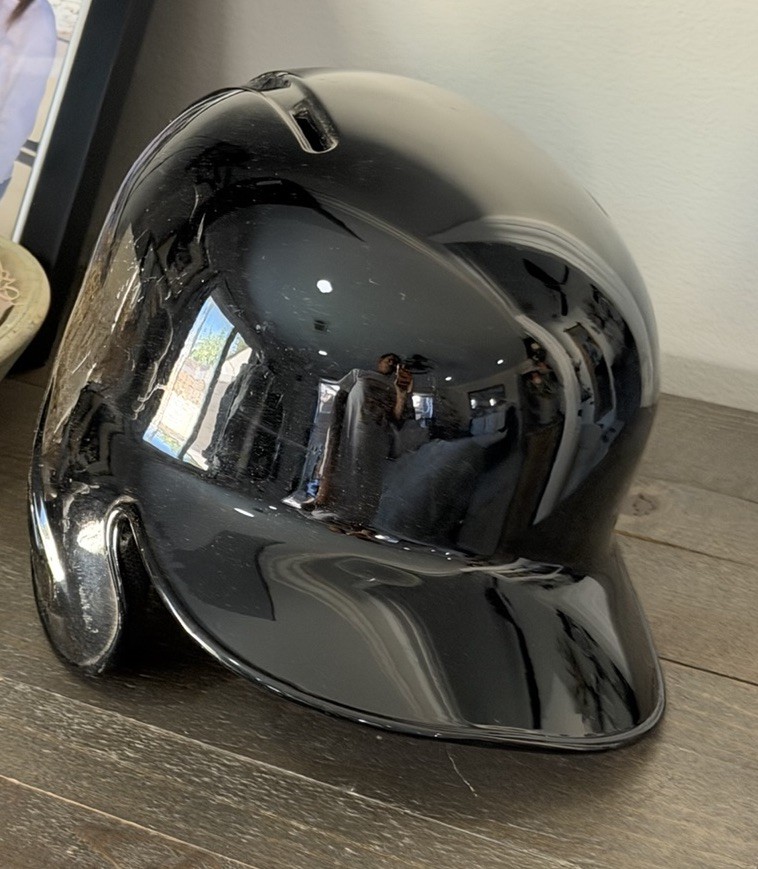 San Francisco Giants MLB Rawlings S100 Player Used Game Left Helmet Mens 7 3/4