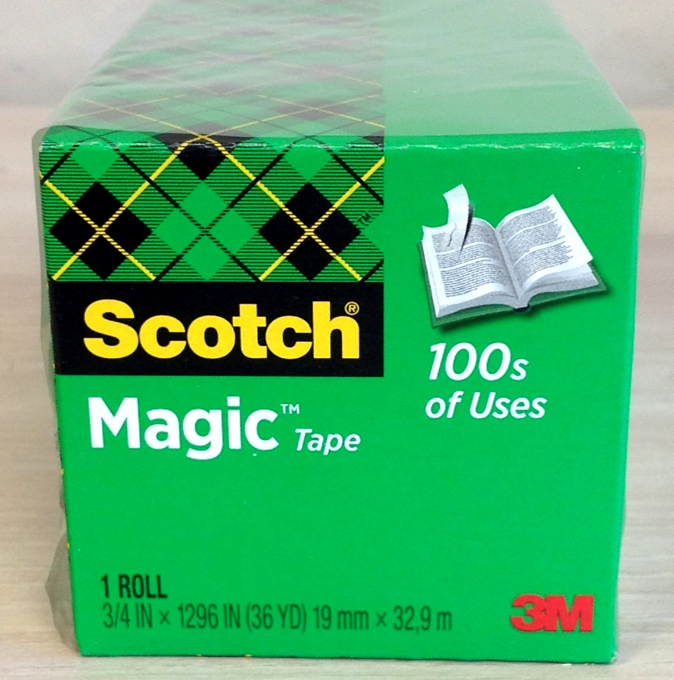 Lot of 6 Scotch Magic Tape Refills 3/4" x 1296 1" Core Clear Invisible MMM81034