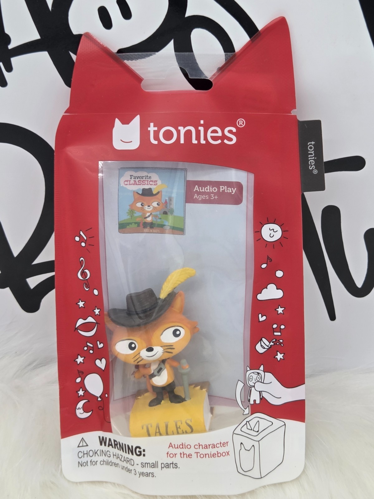 Tonies Favorite Classics Puss in Boots Toniebox Audio Figurine
