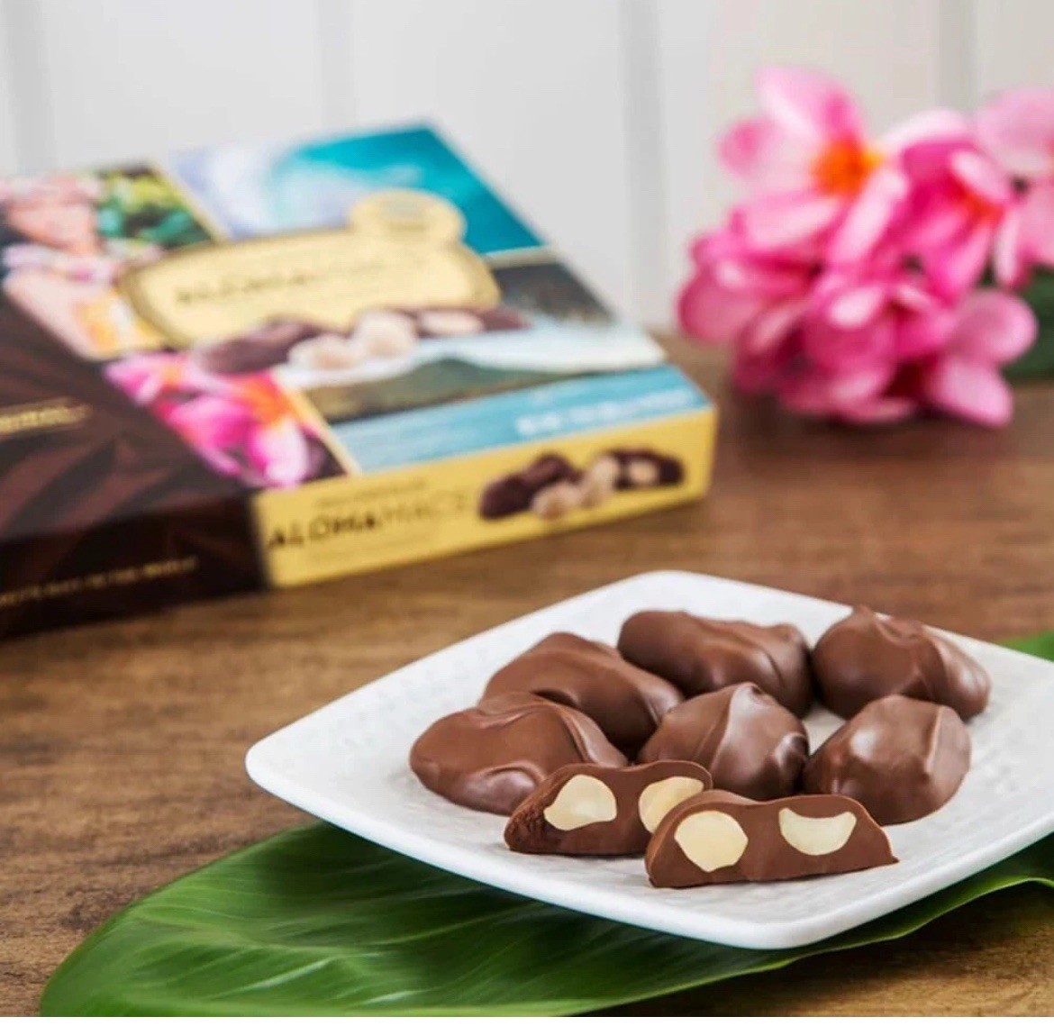 5 Boxes Hawaiian Host Island Macs Chocolate Covered Macadamia Nuts Hibiscus