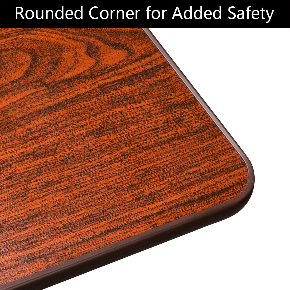 Medical Bed Tray Overbed Table Rolling Tray Bed Side Table for Laptop Eating US