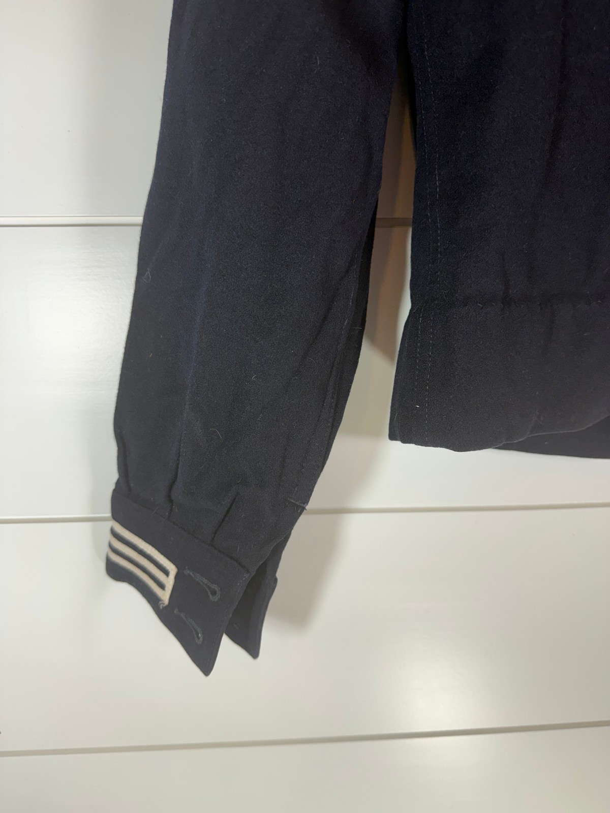 Vintage U.S. Navy Sailor Uniform Jumper Naval Clothing Factory Wool Middy Top