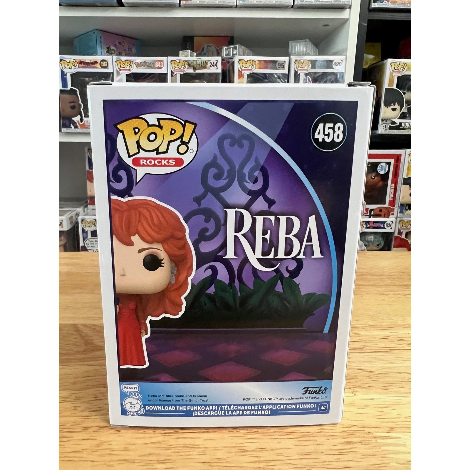 EXCLUSIVE Reba McEntire Country Music Awards Funko Pop #458 Rocks CMA Red Dress