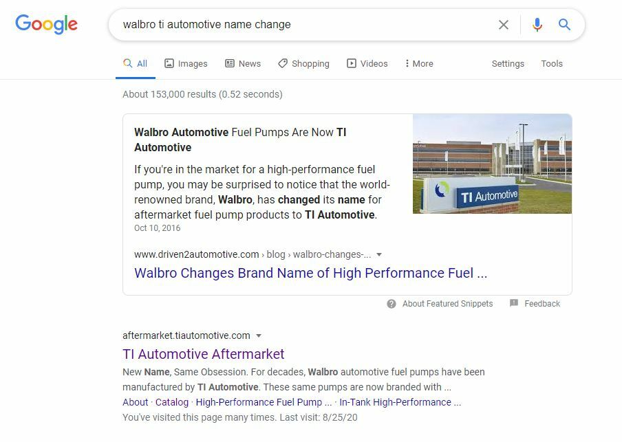 Genuine Walbro 255lph HP Fuel Pump Kit Grand National Corvette Camaro Firebird