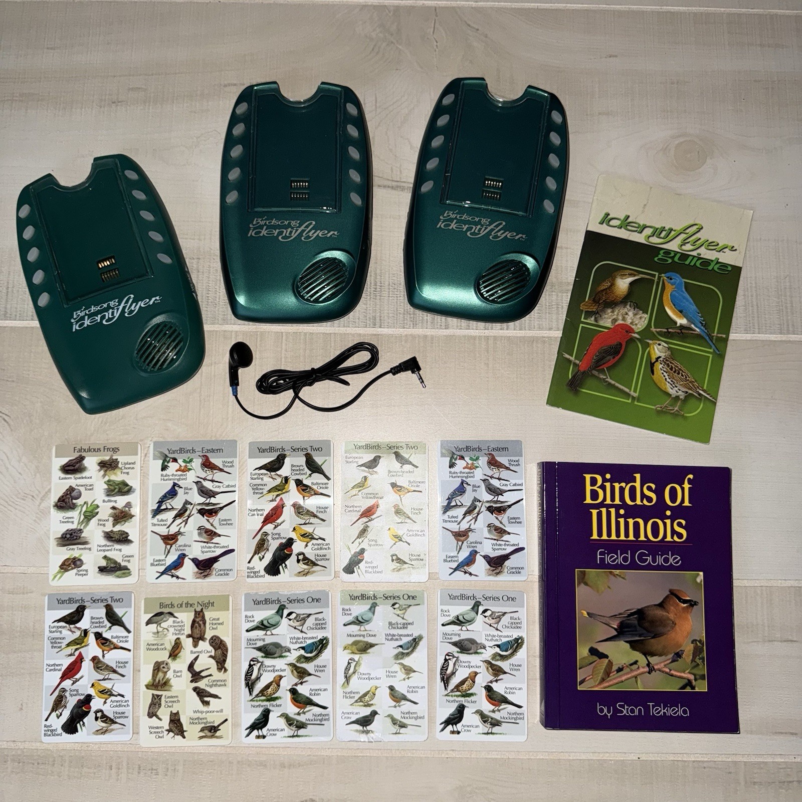 Lot 3 Bird Song IdentiFlyer ALL TESTED WORKING Yardbirds, Frogs, Night Bird Read