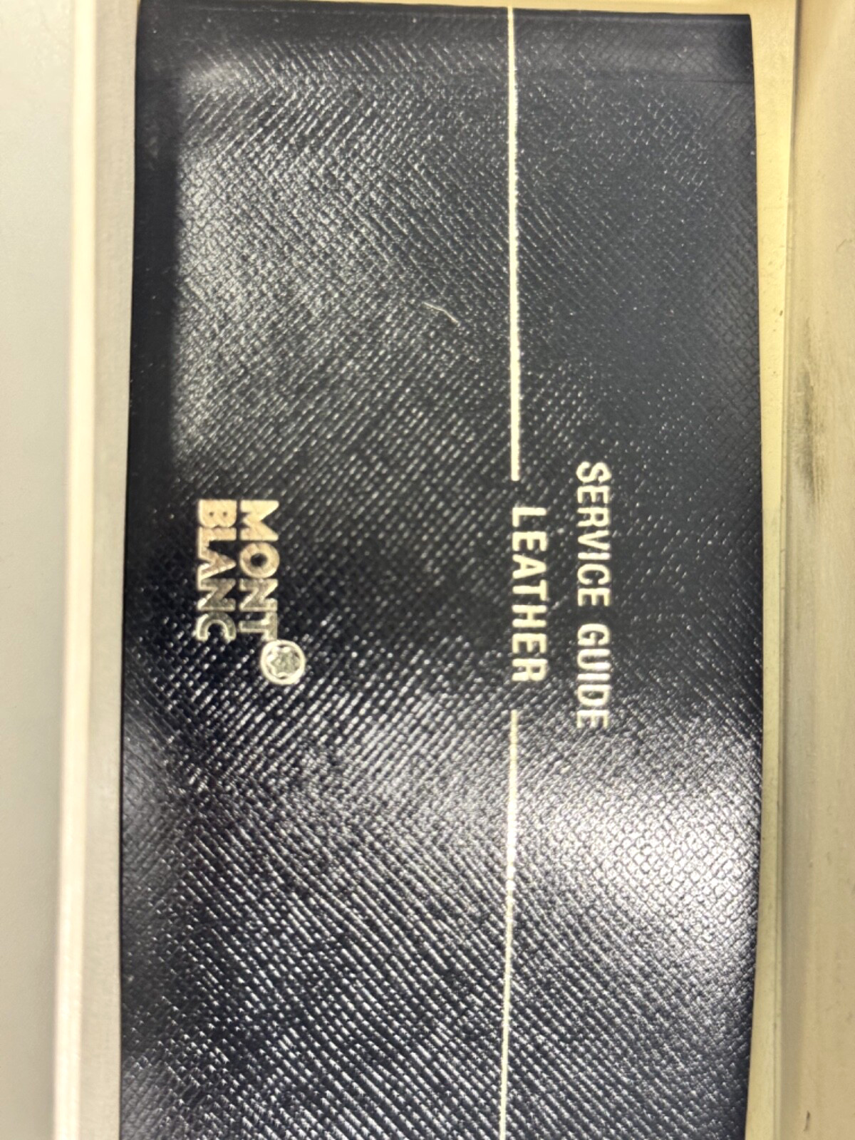 Montblanc Meisterstück Mechanical Pencil Gold Trim Leather Case & Box- Pre-Owned