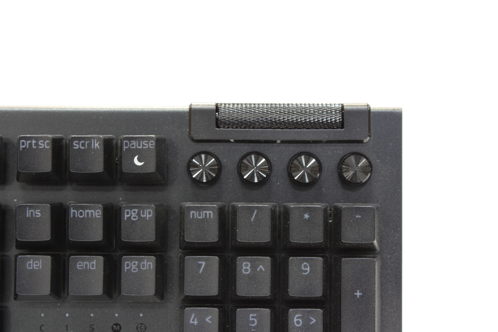 Razer BlackWidow V4 Wired Mechanical Gaming Keyboard (Clicky Green Switch) Black