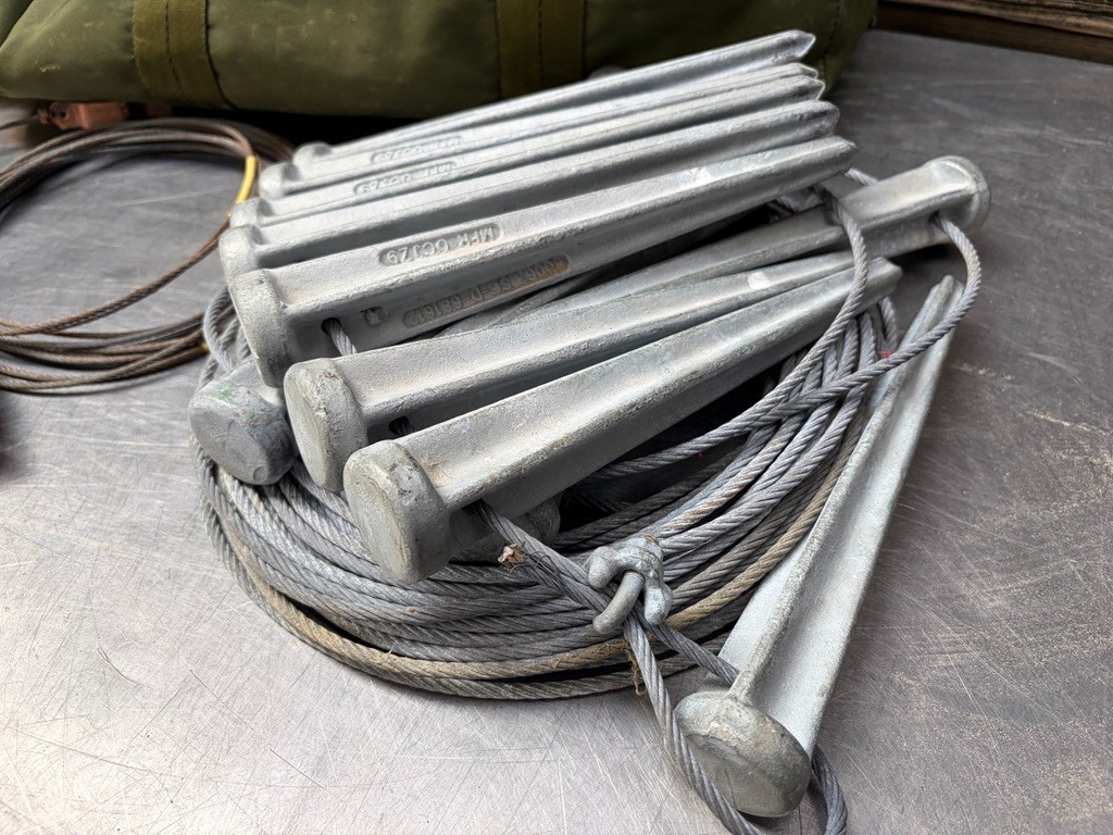 Military Surface Wire Grounding Kit SWGK MK-2551A/U PORTABLE HAM, CB, RADIO