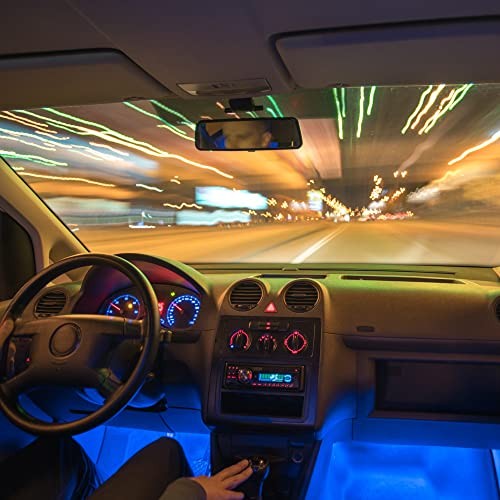 Monster Multicolor Car Interior LED Accent Lights, Customizable Color Strips
