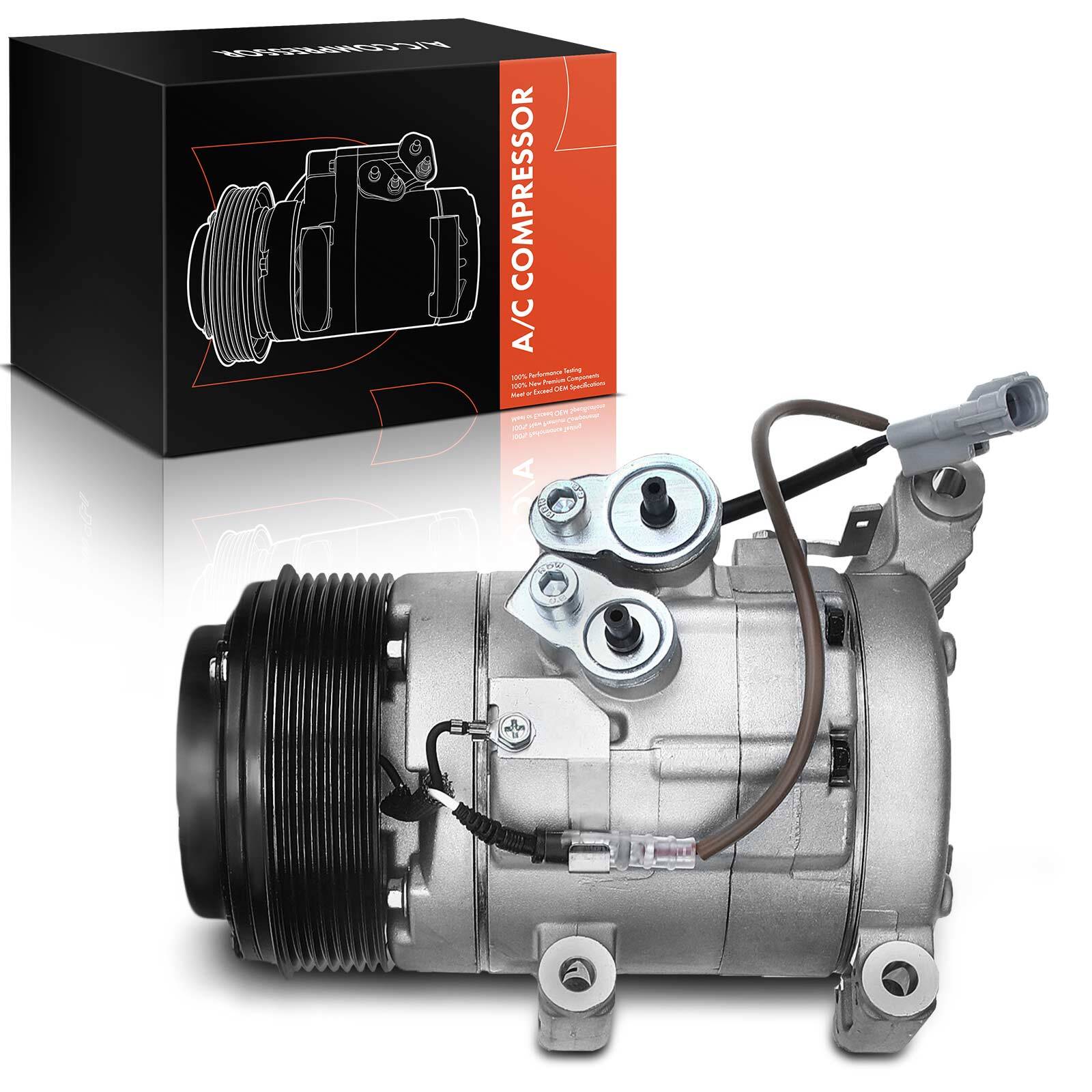 A/C Compressor with Clutch & Pulley for Toyota Tacoma 2016 2017-2023 2.7L 3.5L