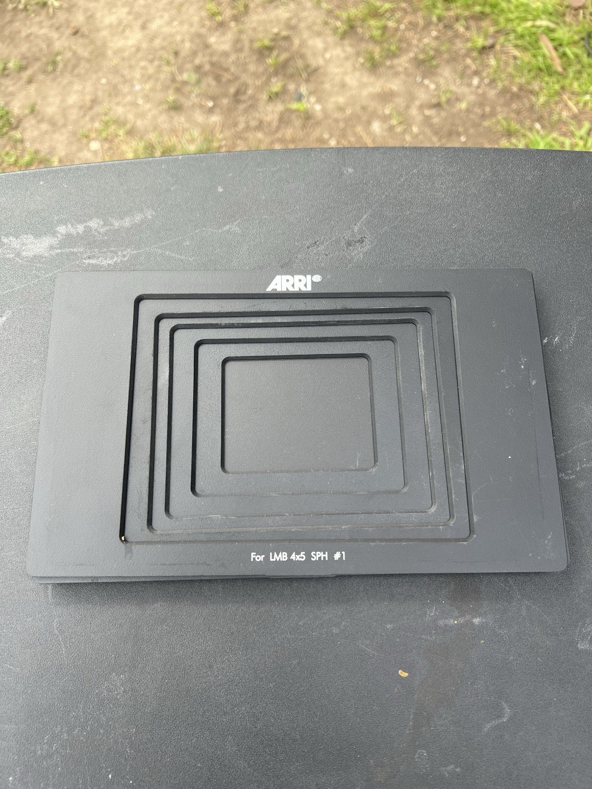 ARRI LMB 4x5 Matte Box Set, Top Flag, Mattes, Bright Tangerine ONE Tray 114/85mm