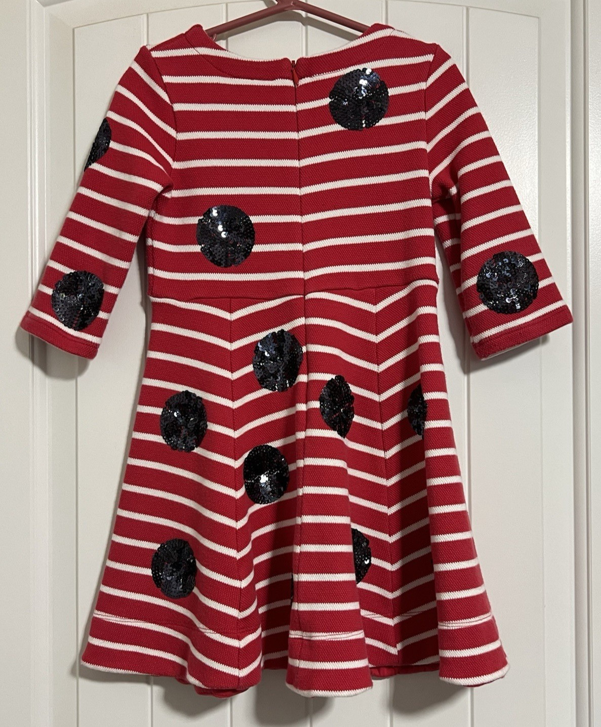 Mini Boden X Roald Dahl Mrs Ladybug & James the Giant Peach Dress sz 4 - 5 Yrs