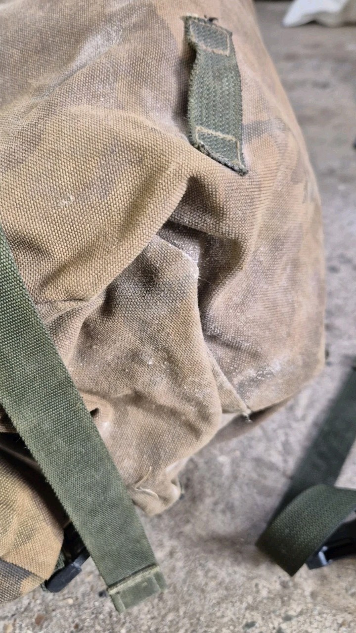 GENUINE BRITISH ARMY BERGEN RUCKSACK DPM LONG BACK 120L SIDE POUCHES + YOKE