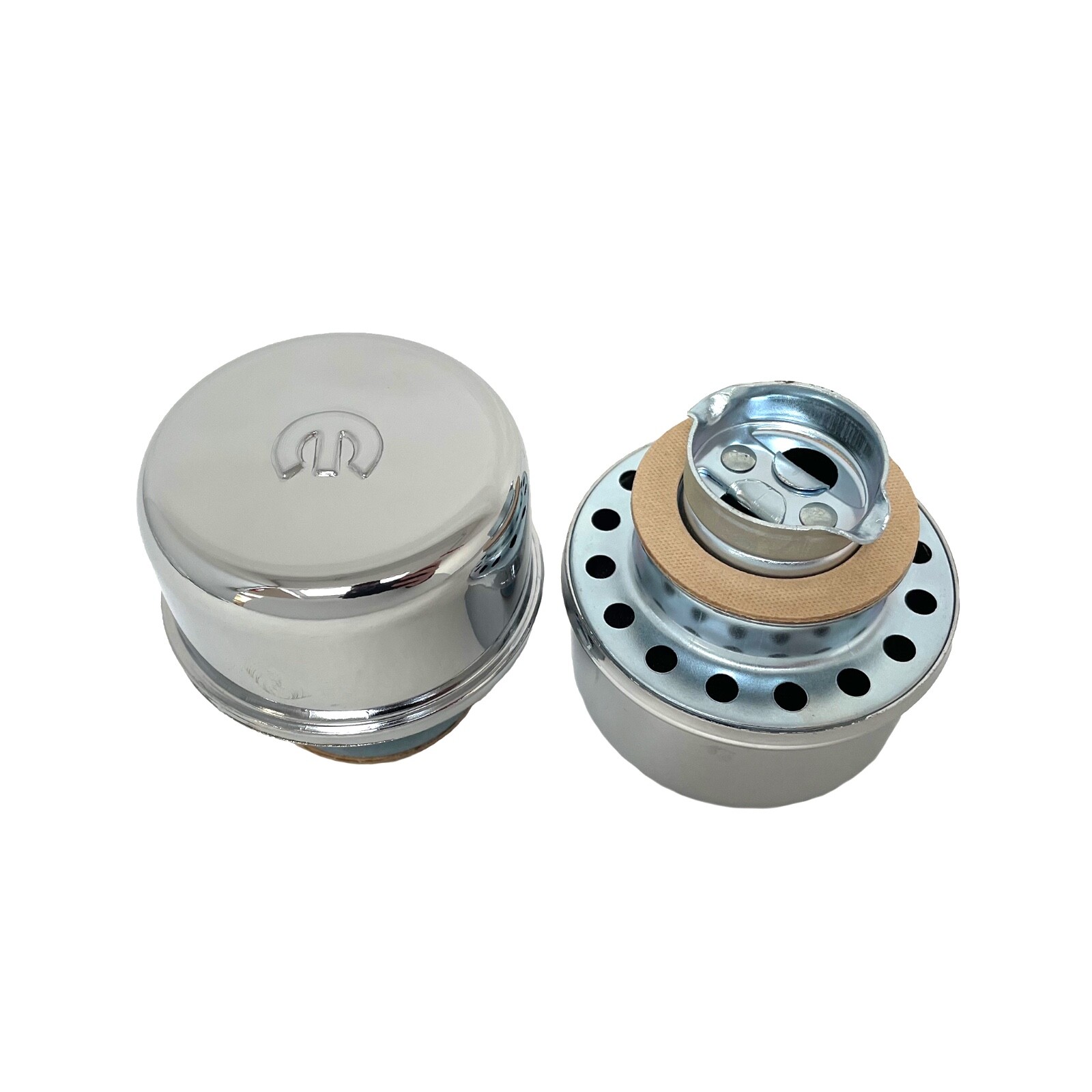 NOS Mopar MAGNUM Black Finned Valve Cover Set, 5.2L / 5.9L V8