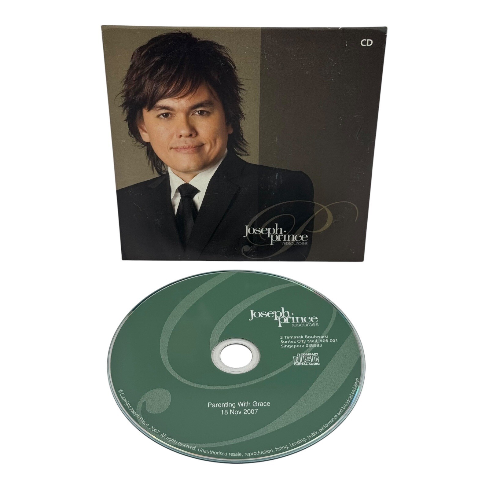 Joseph Prince: Parenting With Grace (CD 2007)Audio Christian Talk Sermon