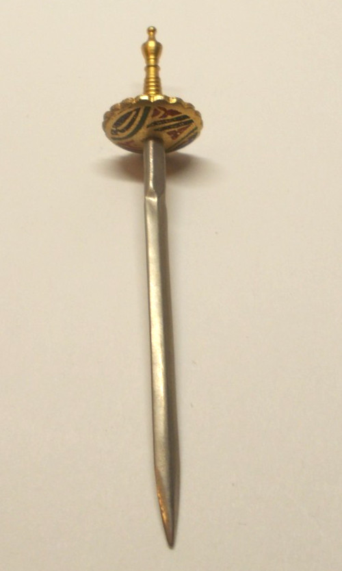 Vintage Toledo 6 Spanish Sword Cocktail Skewers Missing 2