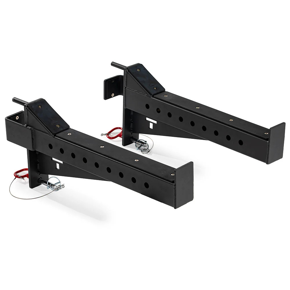 Titan Fitness X-3 Series Spotter Arms, 1500 LB Capacity, Black Safety Catches