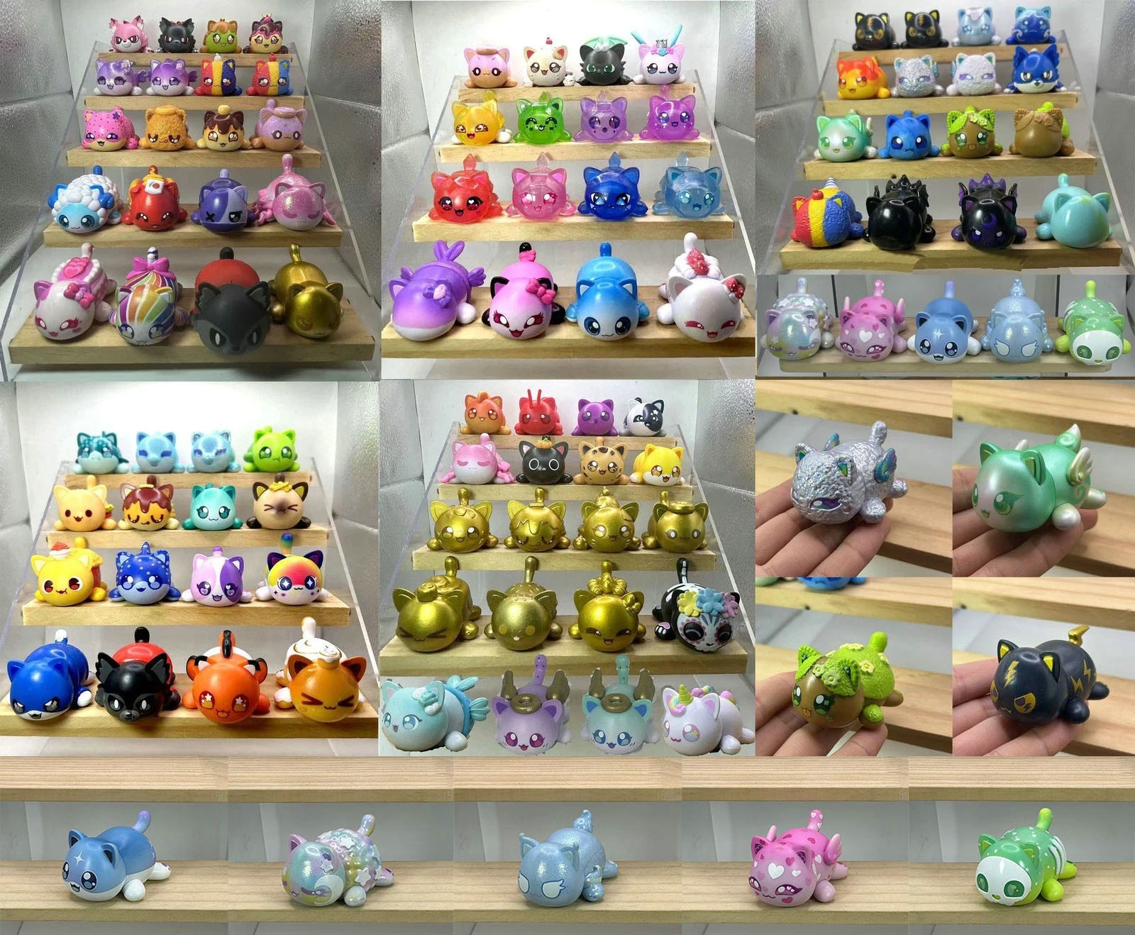 Aphmau MeeMeows Vinyl Figures Litter 7 Elemental 1-6 Mystery Rare Cat - U Pick