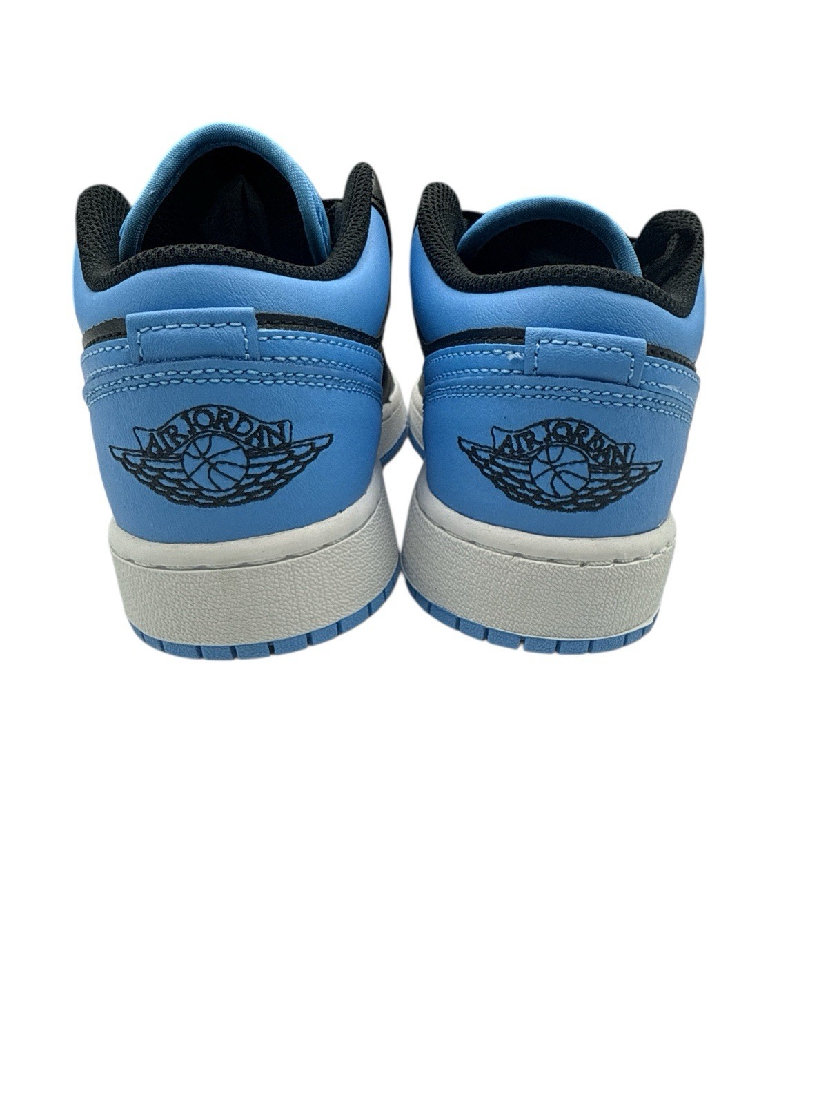 Jordan 1 Low Black University Blue GS Big Kid Size 5Y New w/ Box