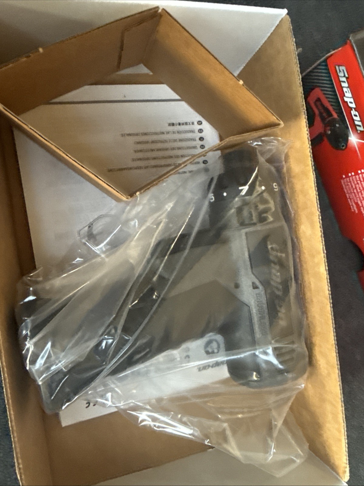 For Snap-On Tools CTS861gmdb 1/4" Hex Cordless Screwdriver 14.4V Brushless Gray