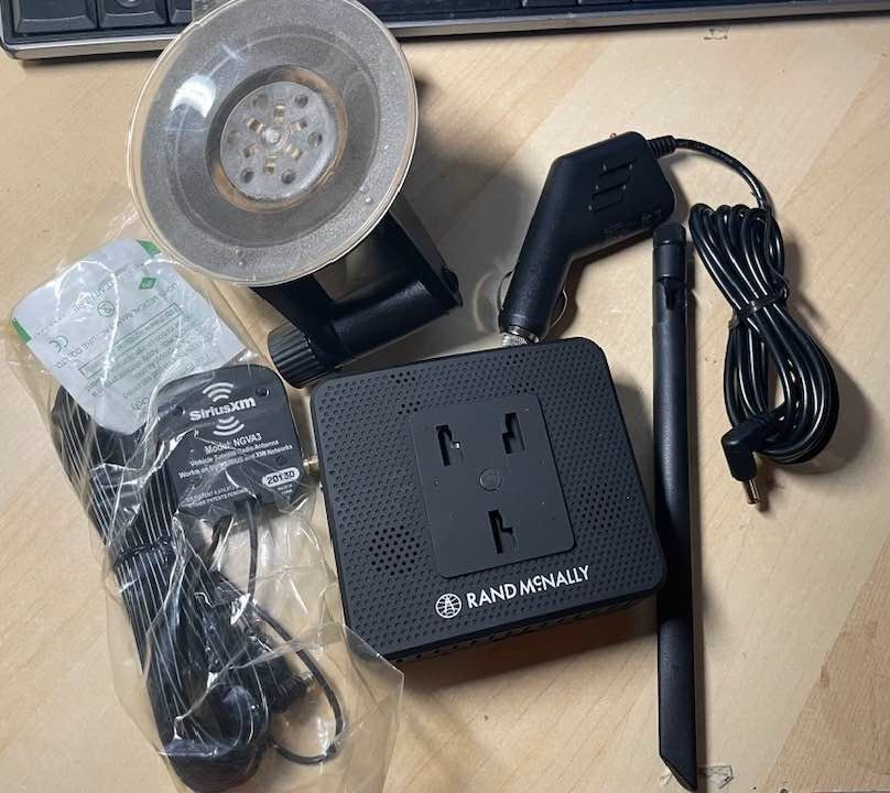 MOUNT /CHARGER/ANTENNA SET For Rand McNally OVERDRYVE OD 7 & OD8 PRO 2 GPS