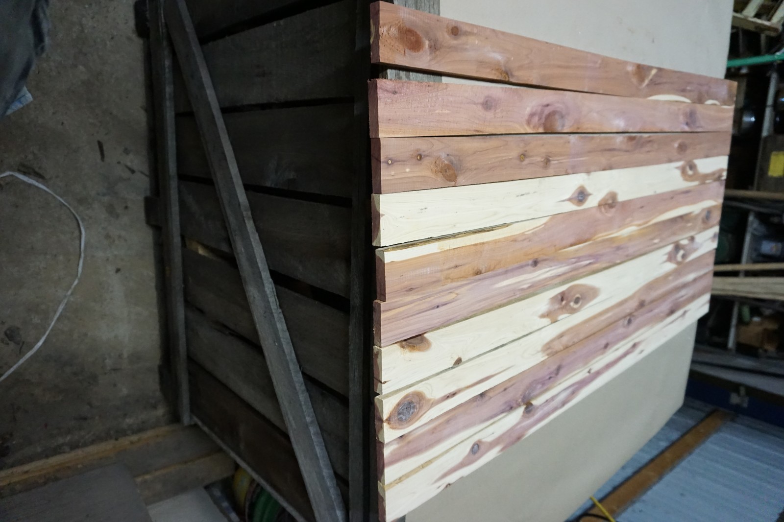 10 Pieces of Aromatic Eastern Red Cedar Boards 1/2" x 2 1/2" x 48" long