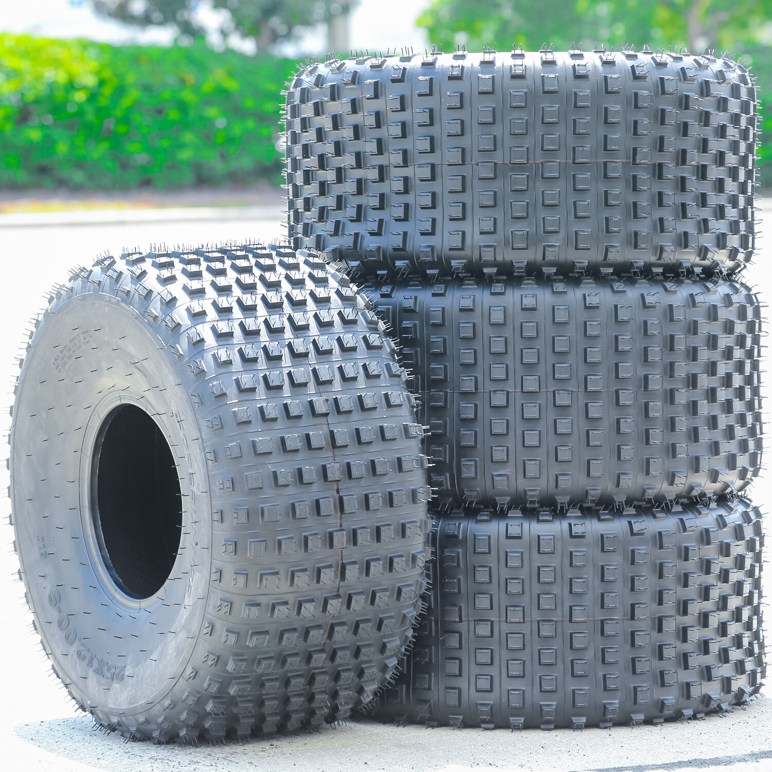 2 Forerunner Ares 25x12.00-9 25x12-9 51J 6 Ply AT A/T All Terrain ATV UTV Tires