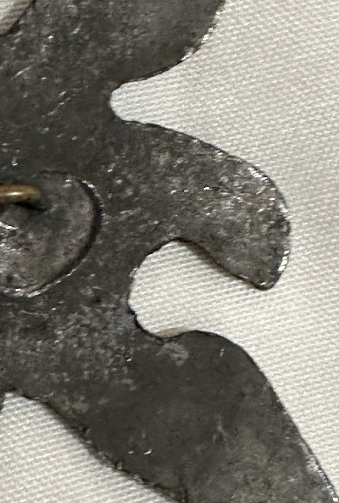 Original Period Civil War Patriotic Hat - Lapel Pin. Lead Backed & Good Quality.