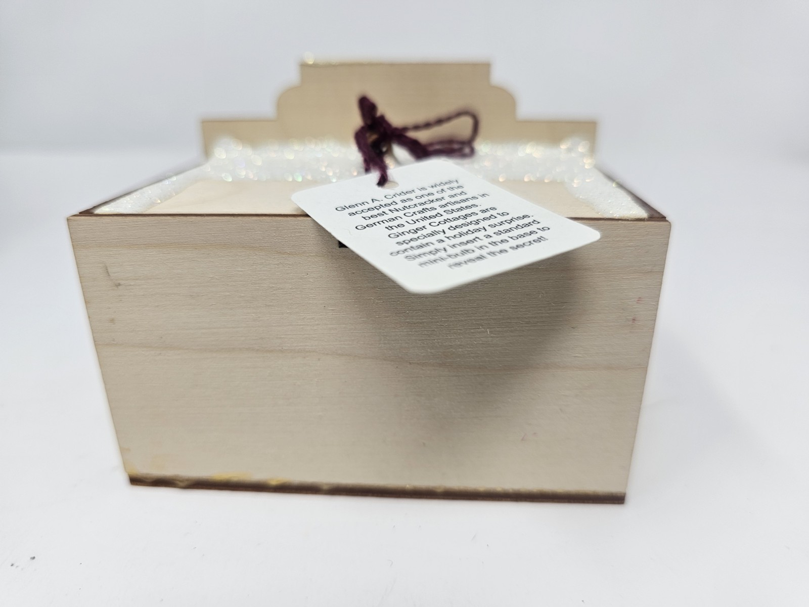 CRACKER BARREL GINGER COTTAGES WOODEN ORNAMENT CHRISTMAS OLD COUNTRY STORE