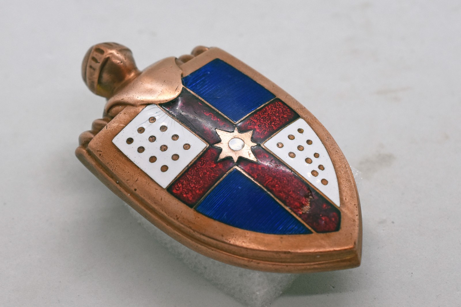 Original 1946 1947 1948 1949 Lincoln Hood Emblem / Badge - Vintage