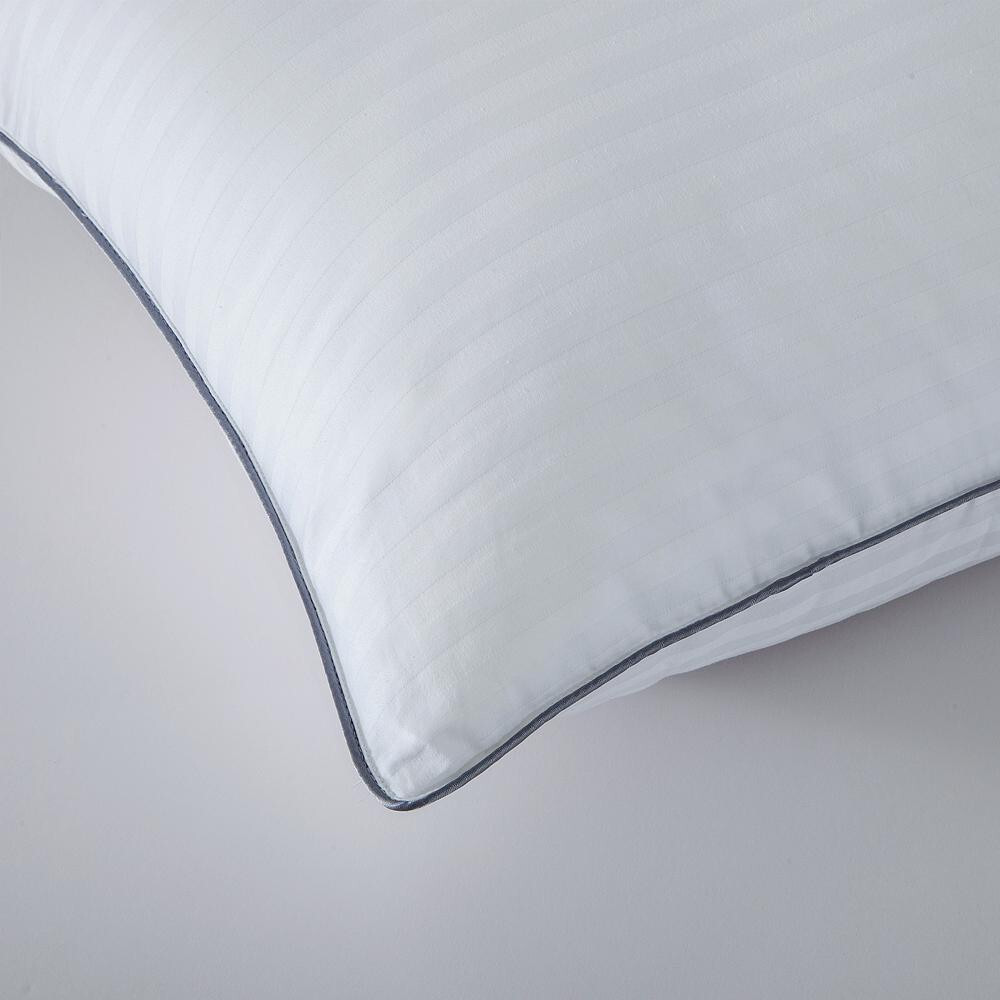 100% Egyptian Cotton Pillow Protectors with Zipper 2 Pack Standard Queen King