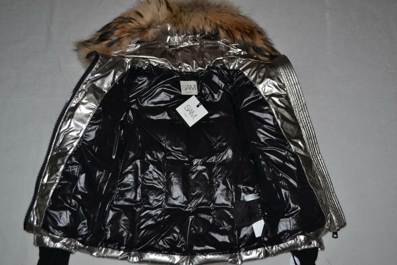 AUTHENTIC SAM. NEW YORK GIRLS BLAKE DOWN JACKET JET PYRITE ALL SIZES NEW