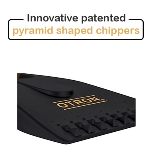 OTRON 8" Heavy Duty Ice Scraper for Car – Snow & Ice Remover Tool with Chippers