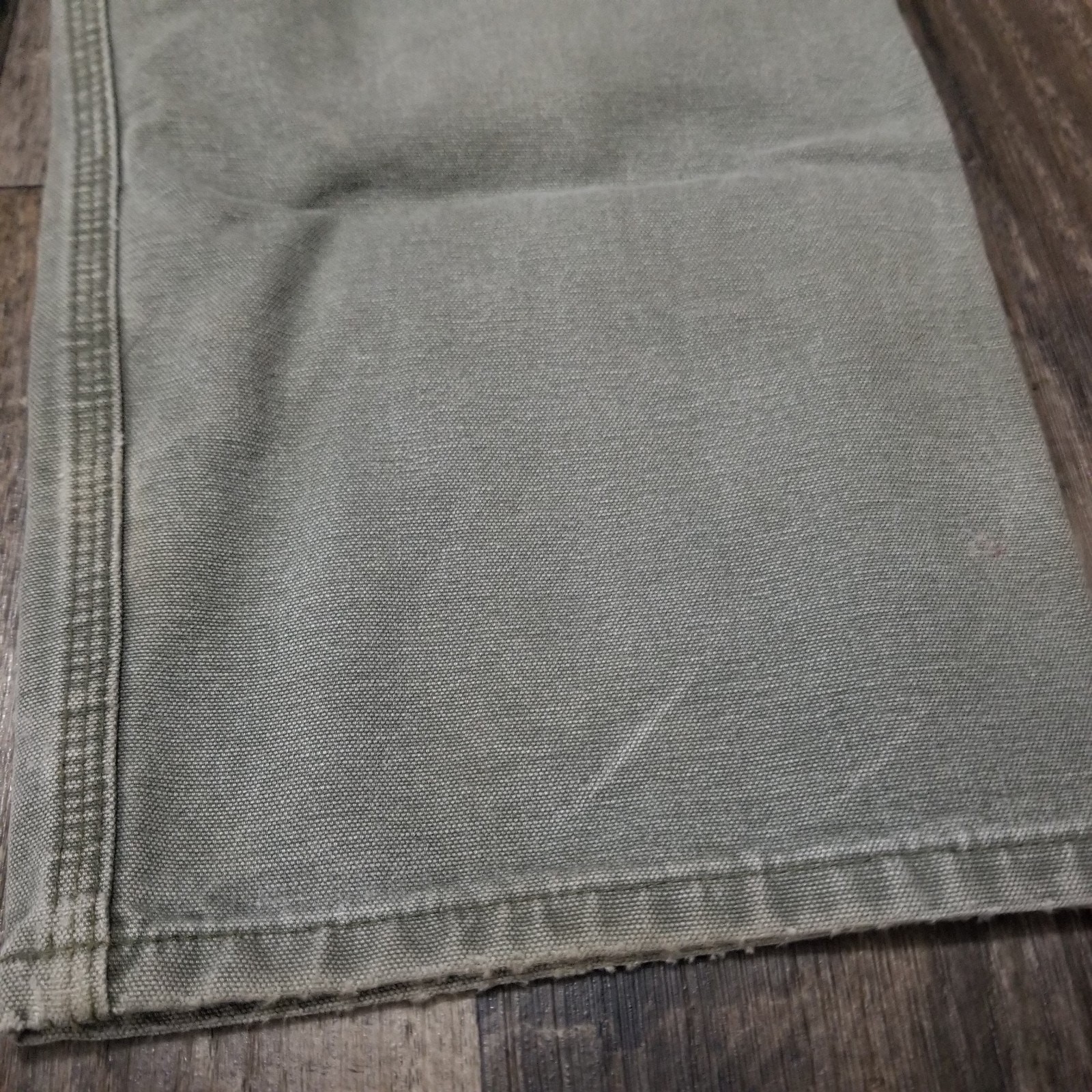 Carhartt Pants Men's 32x32 Moss Green Carpenter Dungaree Fit Canvas Duck B11 MOS