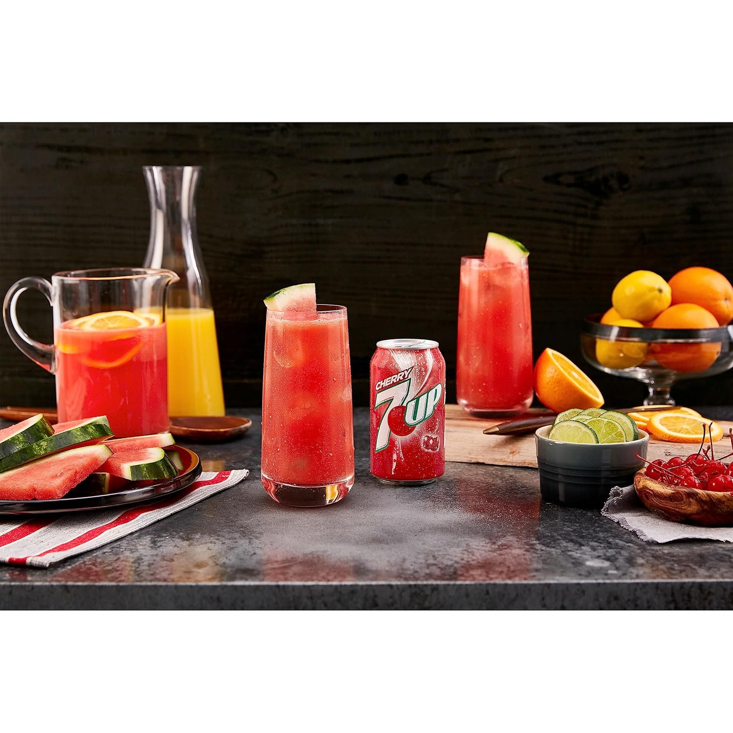 7UP Cherry Flavored Soda, 12 Fl Oz Cans (Pack of 12)