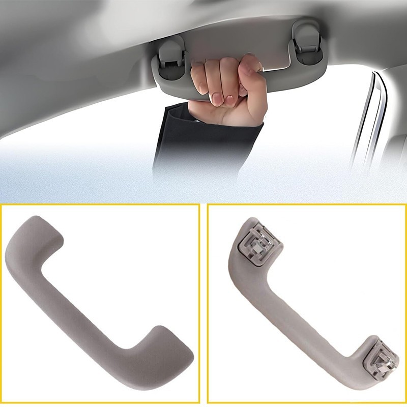 Front Interior Grab Roof Handle Light Gray fit Toyota Yaris Corolla Rav4 Prius