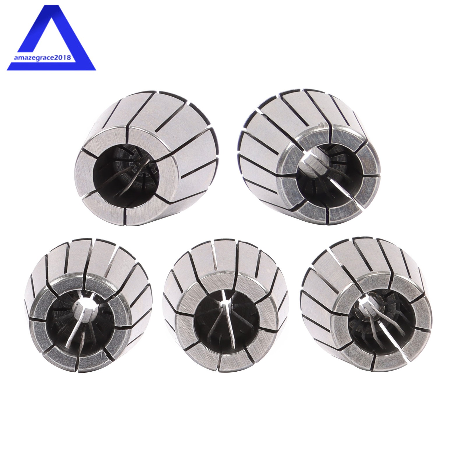 15 Pcs 1-/8'' - 1'' Collet Set R8 ER40 Shank Chuck Holder for Milling Machine