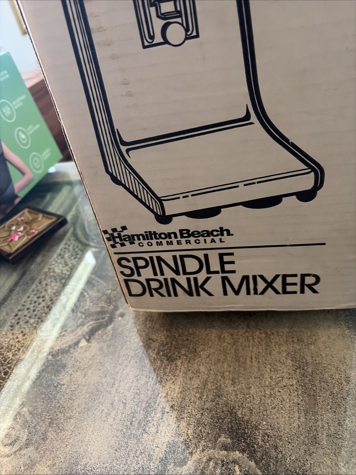 HAMILTON BEACH COMMERCIAL 3 SPEED 936 19.5" STANDING SPINDLE SHAKE DRINK MIXER