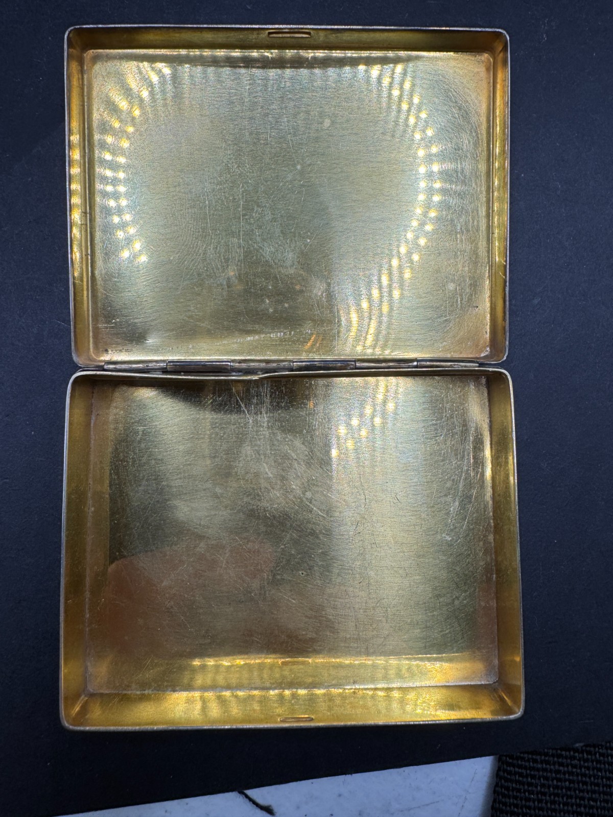 Vintage Tiffany & Co. Sterling Silver 925 Cigarette Case W/ Monogram 2.92"x2.23"