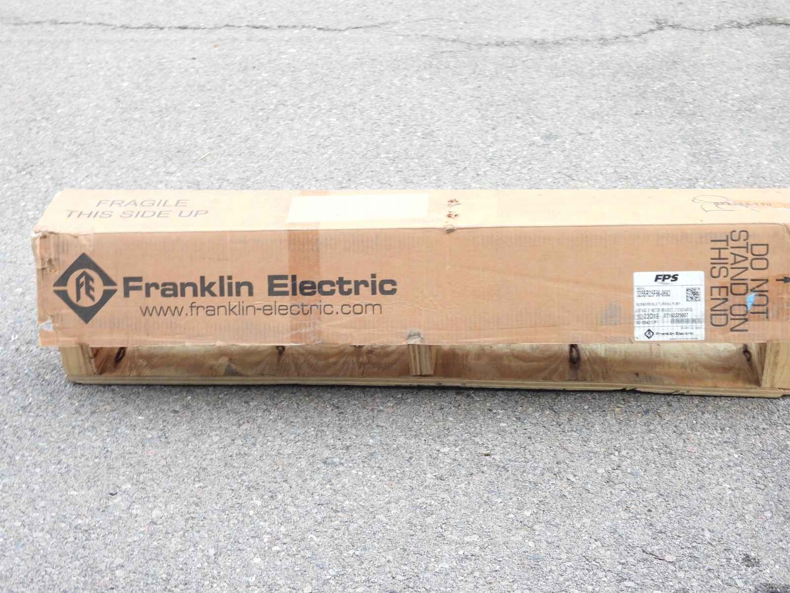 New Franklin 97160325007, 6" Submersible Turbine Pump 25 HP 325 GPM 6-Stage