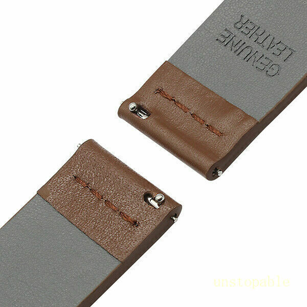 18mm 20mm 22mm 24mm Genuine Leather Wristband Watch Strap Band Bracelet UNIVERSL