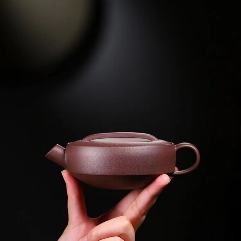 170ml Real Yixing Zisha Tea Pot Marked Original Ore Purple Clay Master Pot New