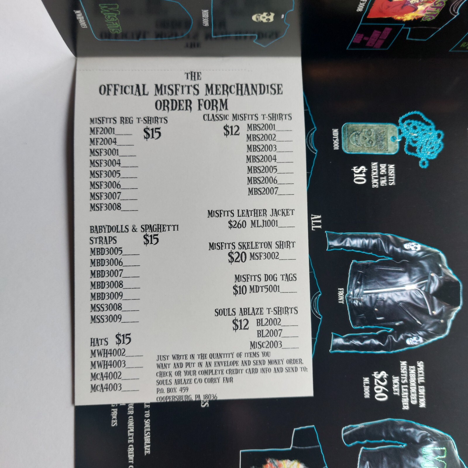 VTG Misfits Signed Concert Tour Program Autographed Evil Live Tour Book 1998