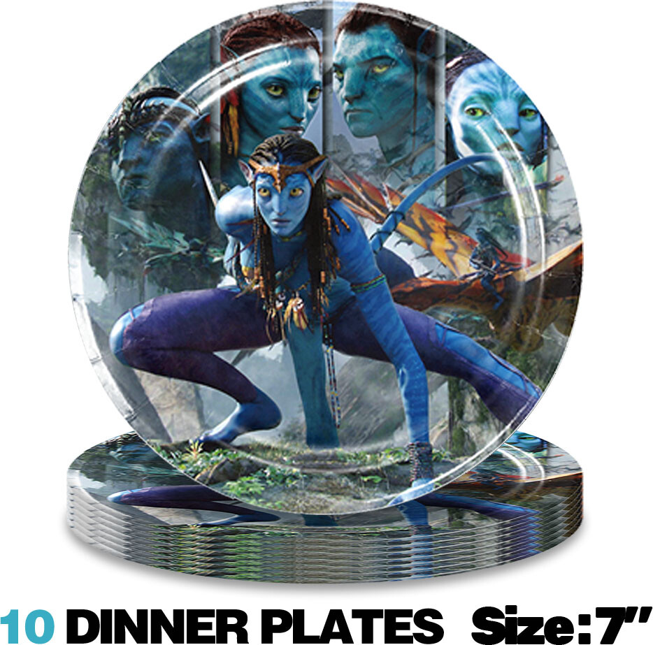 Avatar Party Supplies Party Decorations Set Plates Balloons Banner Tablecloth