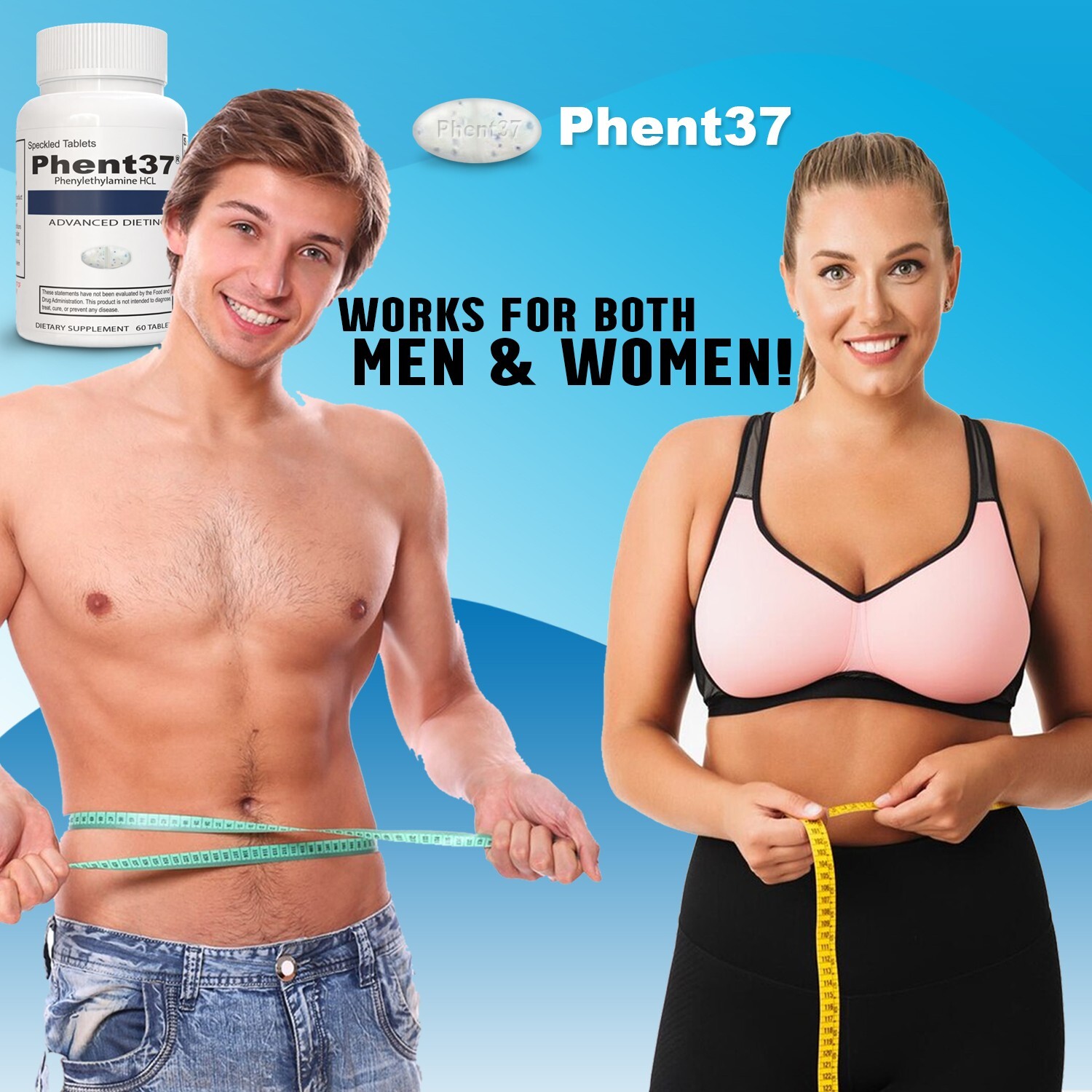 Phent37 - Speckled Tablets Appetite Control, Fat Burner Phenylethylamine Energy