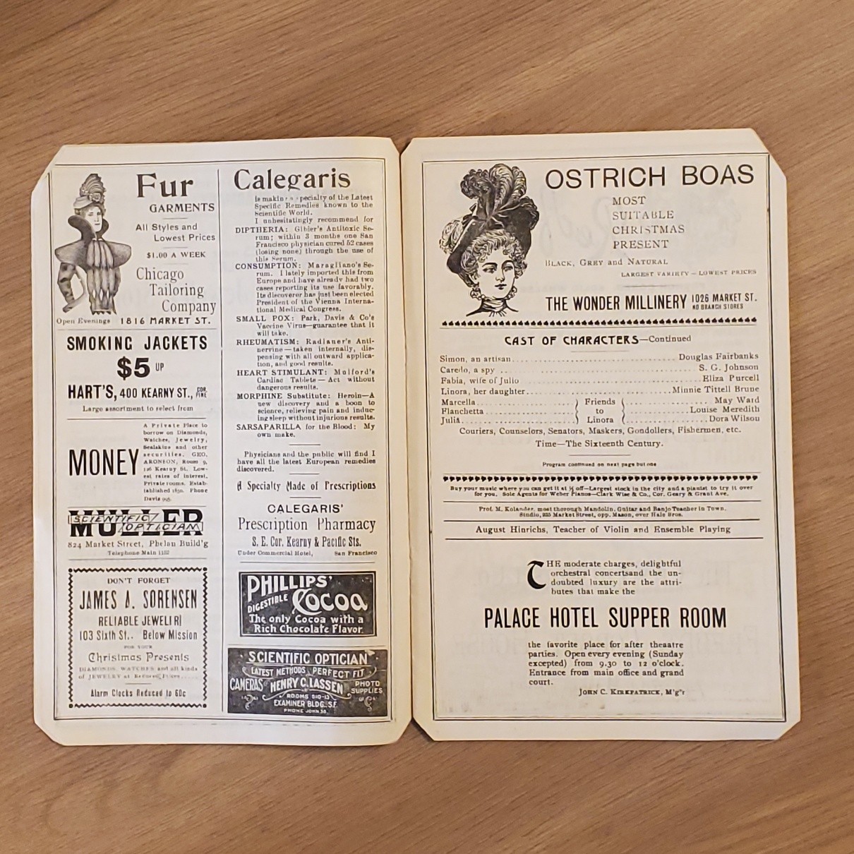 2173----1899 Columbia Theatre San Francisco program