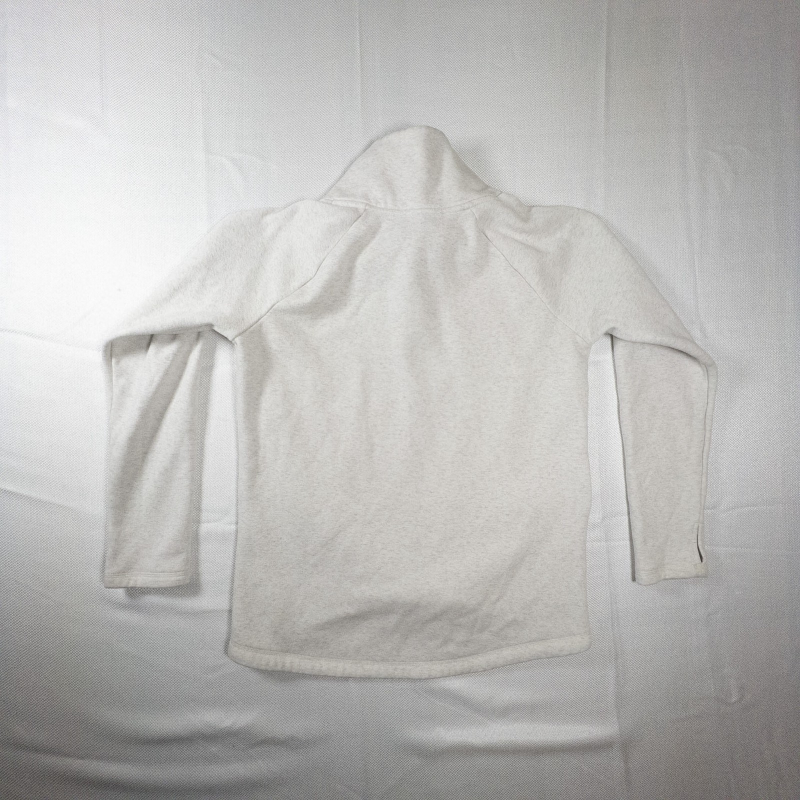 Athleta Cozy Karma Side Zip Funnel Neck Pullover Sweatshirt Size Small Oat