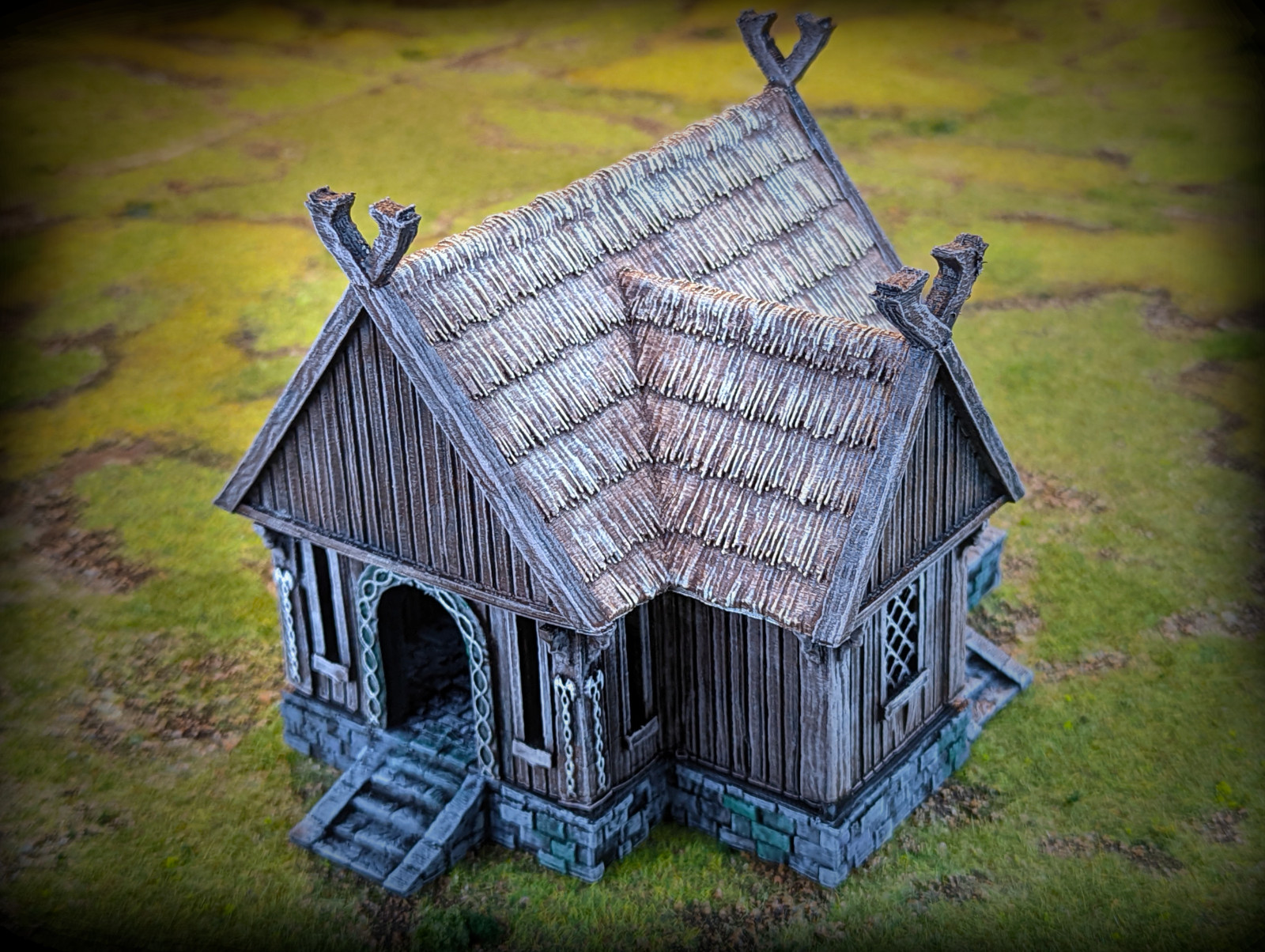 Kingdom of Saxonia Rohan Villager House 28mm Tabletop Terrain
