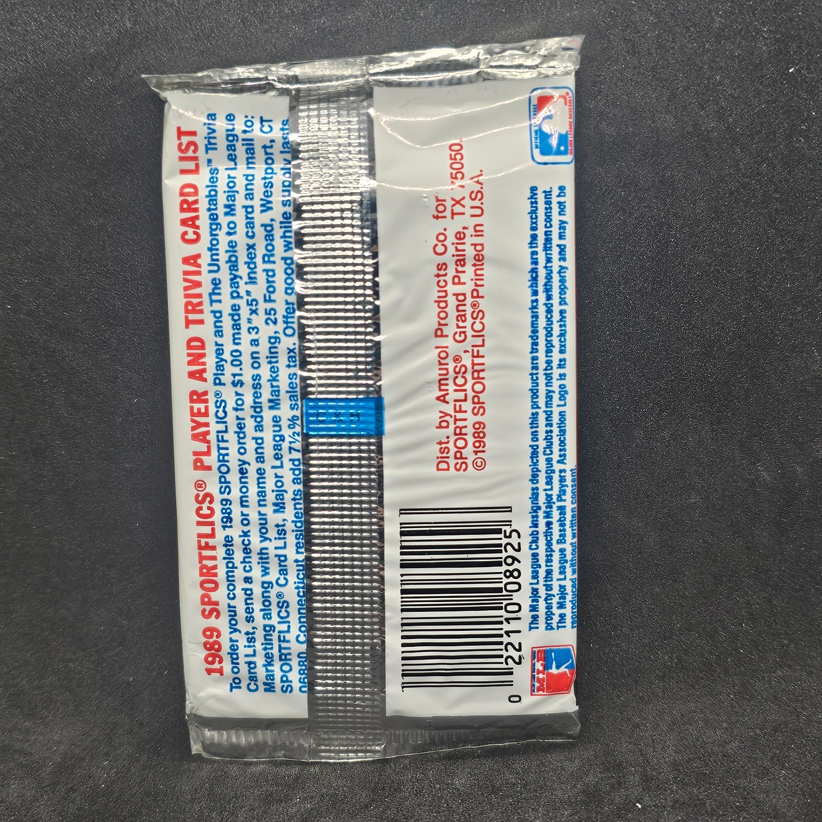 1989 Sportflics Baseball Sealed Wax packs Bo Jackson, Nolan Ryan, Don Mattingly